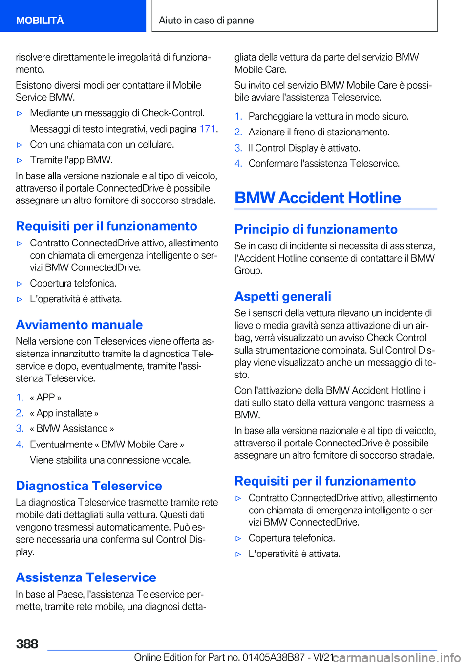 BMW M4 2022  Libretti Di Uso E manutenzione (in Italian) �r�i�s�o�l�v�e�r�e��d�i�r�e�t�t�a�m�e�n�t�e��l�e��i�r�r�e�g�o�l�a�r�i�t�
