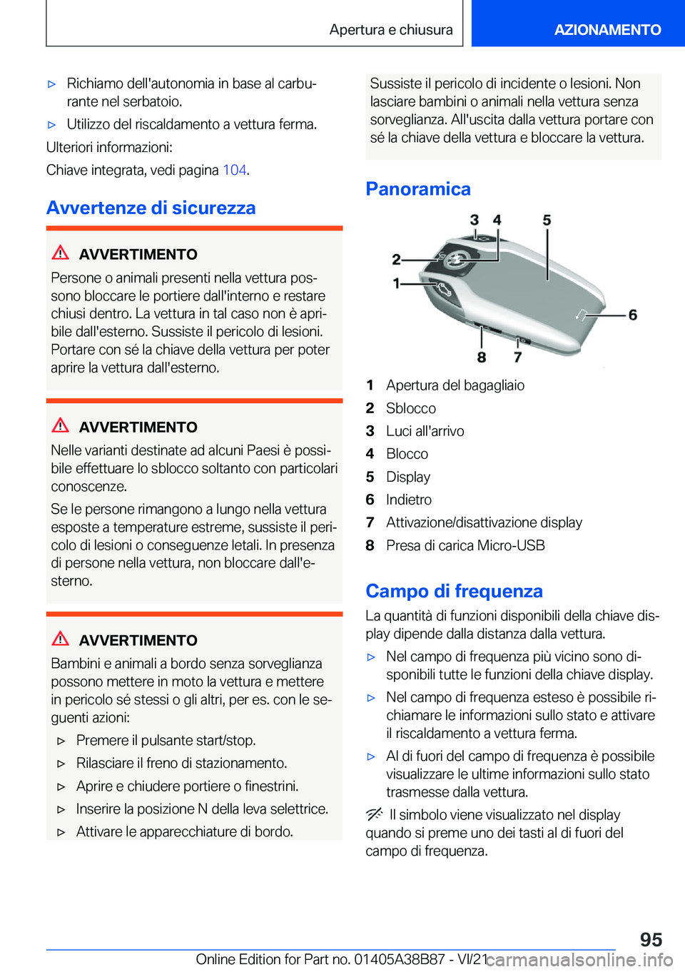 BMW M4 2022  Libretti Di Uso E manutenzione (in Italian) 'x�R�i�c�h�i�a�m�o��d�e�l�l�'�a�u�t�o�n�o�m�i�a��i�n��b�a�s�e��a�l��c�a�r�b�uª
�r�a�n�t�e��n�e�l��s�e�r�b�a�t�o�i�o�.'x�U�t�i�l�i�z�z�o��d�e�l��r�i�s�c�a�l�d�a�m�e�n�t�o��a��v
