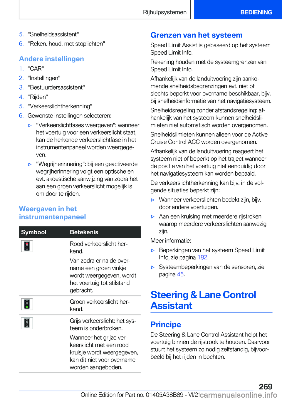 BMW M4 2022  Instructieboekjes (in Dutch) �5�.��S�n�e�l�h�e�i�d�s�a�s�s�i�s�t�e�n�t��6�.��R�e�k�e�n�.��h�o�u�d�.��m�e�t��s�t�o�p�l�i�c�h�t�e�n�
�A�n�d�e�r�e��i�n�s�t�e�l�l�i�n�g�e�n
�1�.��C�A�R��2�.��I�n�s�t�e�l�l�i�n�g�e�n��3�.�