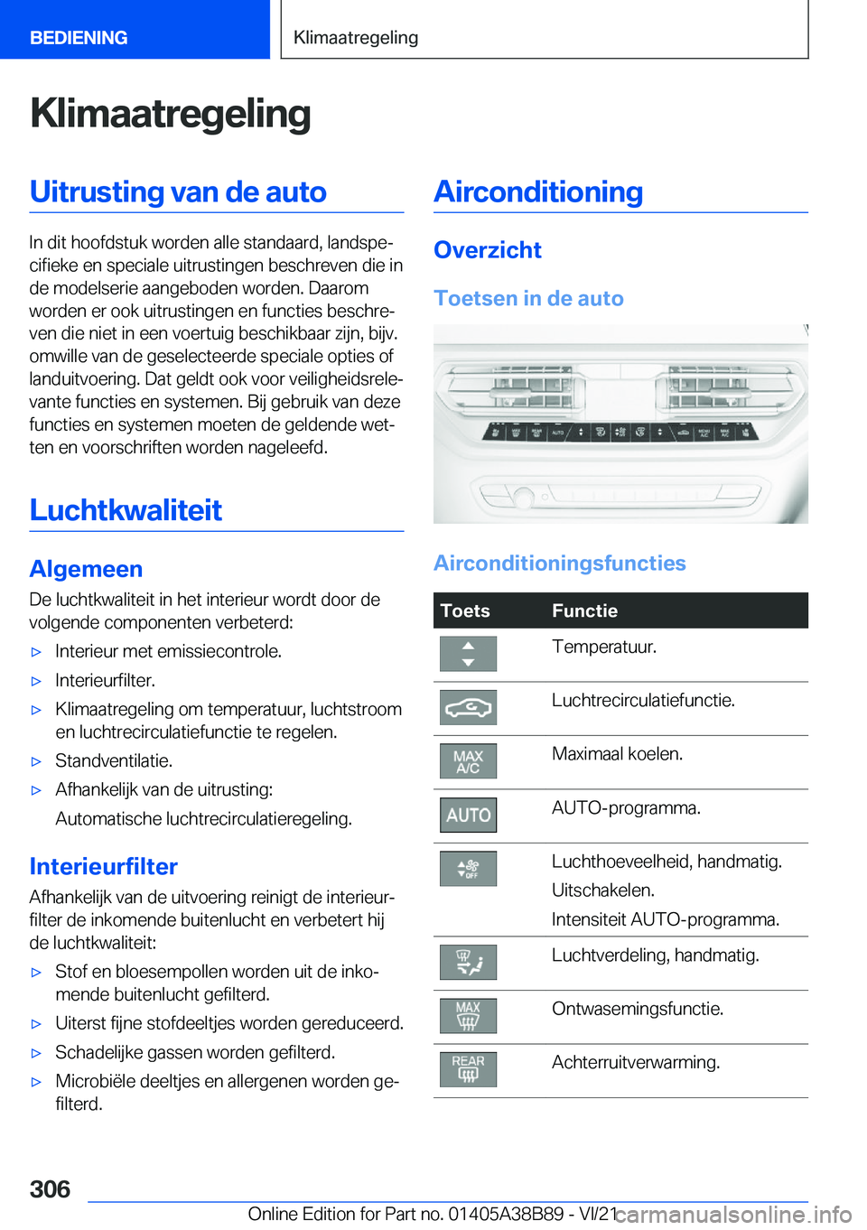 BMW M4 2022  Instructieboekjes (in Dutch) �K�l�i�m�a�a�t�r�e�g�e�l�i�n�g�U�i�t�r�u�s�t�i�n�g��v�a�n��d�e��a�u�t�o
�I�n��d�i�t��h�o�o�f�d�s�t�u�k��w�o�r�d�e�n��a�l�l�e��s�t�a�n�d�a�a�r�d�,��l�a�n�d�s�p�ej�c�i�f�i�e�k�e��e�n��s�p�e�
