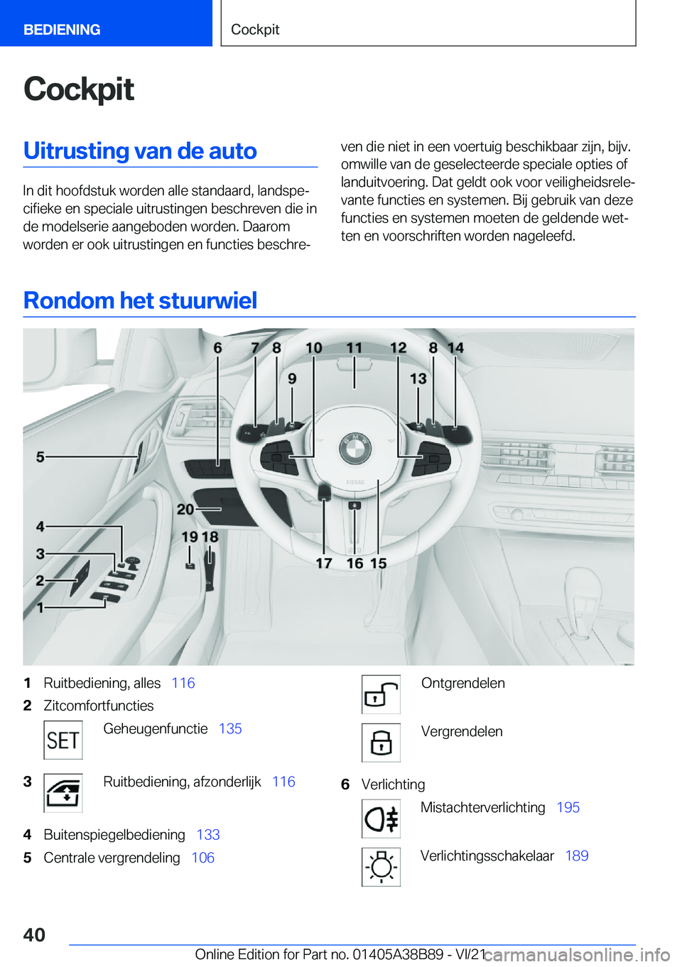 BMW M4 2022  Instructieboekjes (in Dutch) �C�o�c�k�p�i�t�U�i�t�r�u�s�t�i�n�g��v�a�n��d�e��a�u�t�o
�I�n��d�i�t��h�o�o�f�d�s�t�u�k��w�o�r�d�e�n��a�l�l�e��s�t�a�n�d�a�a�r�d�,��l�a�n�d�s�p�ej�c�i�f�i�e�k�e��e�n��s�p�e�c�i�a�l�e��u�i�
