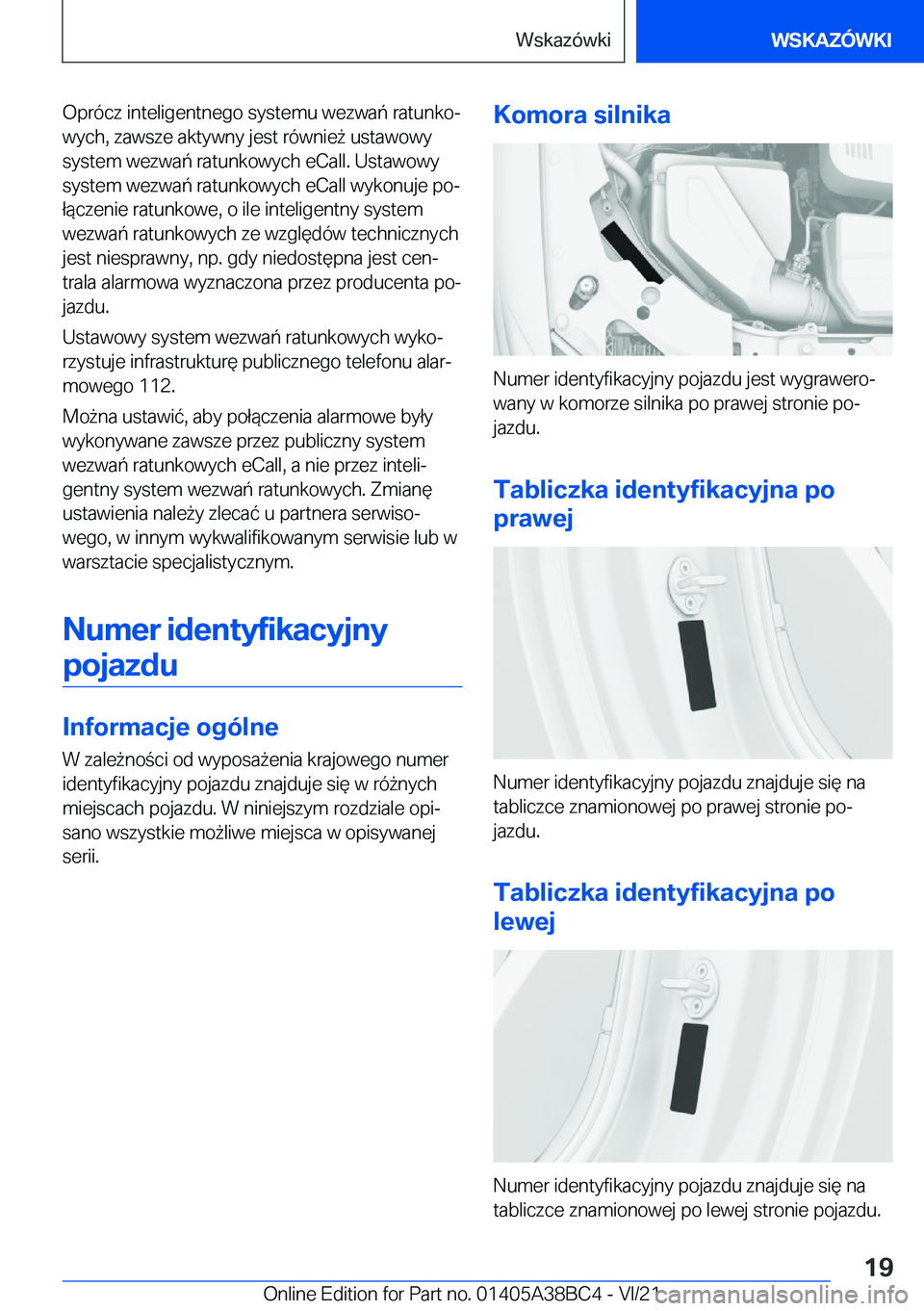 BMW M4 2022  Instrukcja obsługi (in Polish) �O�p�r�