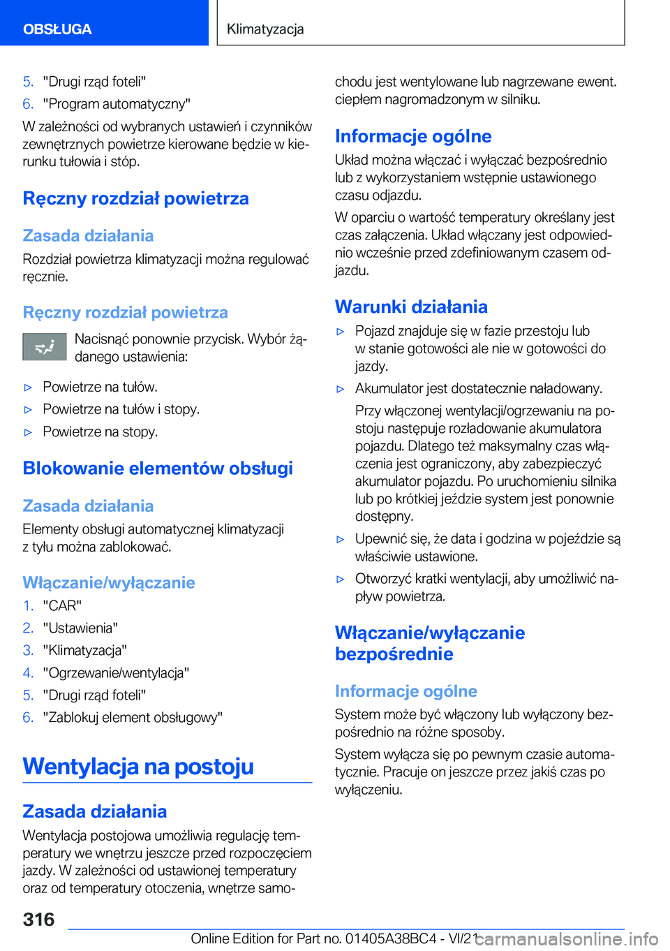 BMW M4 2022  Instrukcja obsługi (in Polish) �5�.��D�r�u�g�i��r�z�