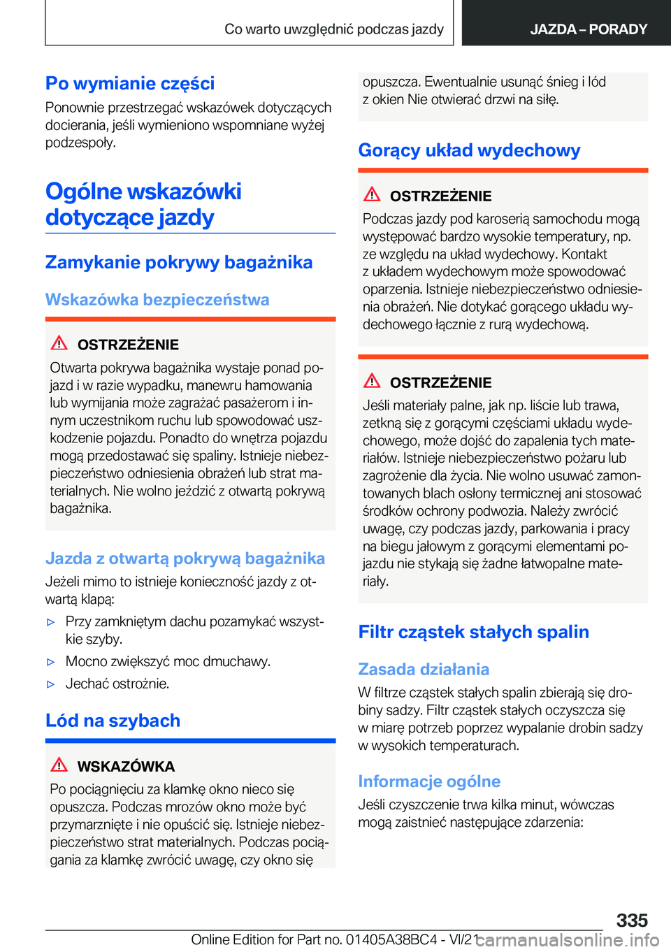 BMW M4 2022  Instrukcja obsługi (in Polish) �P�o��w�y�m�i�a�n�i�e��c�z�
