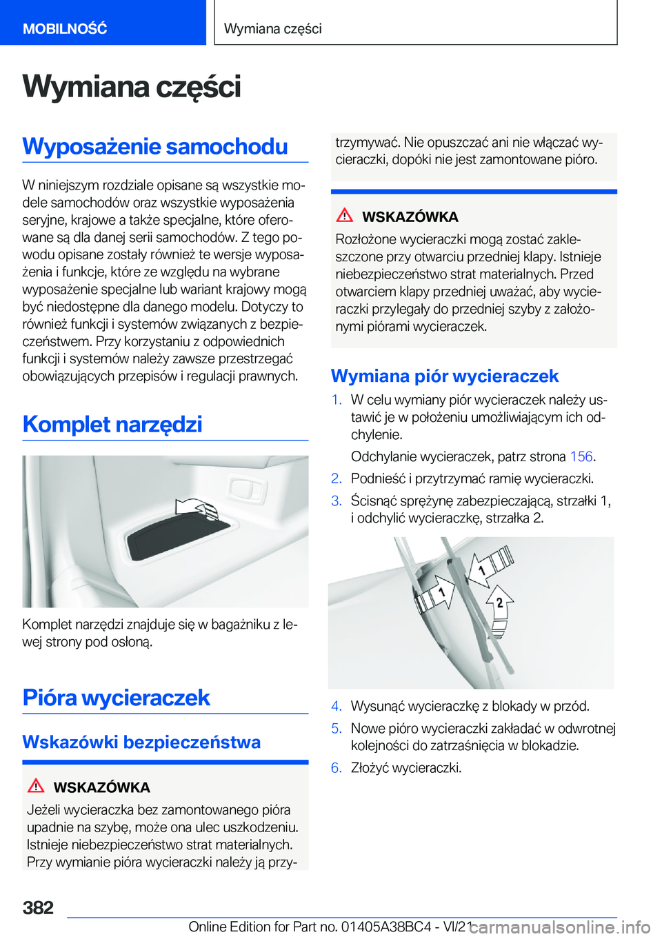 BMW M4 2022  Instrukcja obsługi (in Polish) �W�y�m�i�a�n�a��c�z�