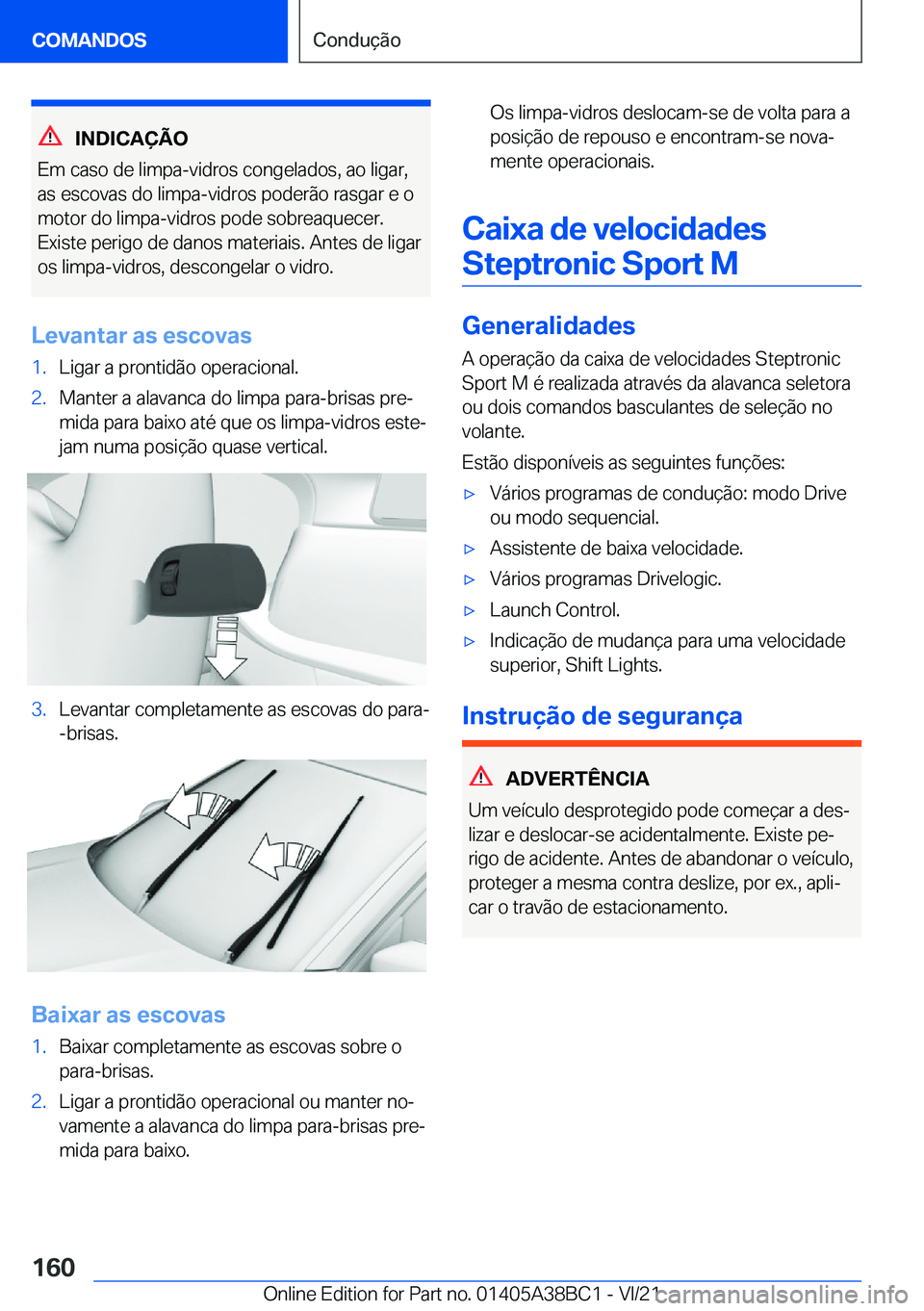 BMW M4 2022  Manual do condutor (in Portuguese) �I�N�D�I�C�A�