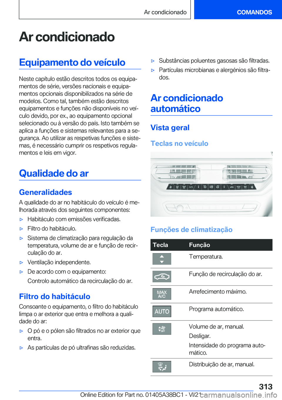 BMW M4 2022  Manual do condutor (in Portuguese) �A�r��c�o�n�d�i�c�i�o�n�a�d�o�E�q�u�i�p�a�m�e�n�t�o��d�o��v�e�