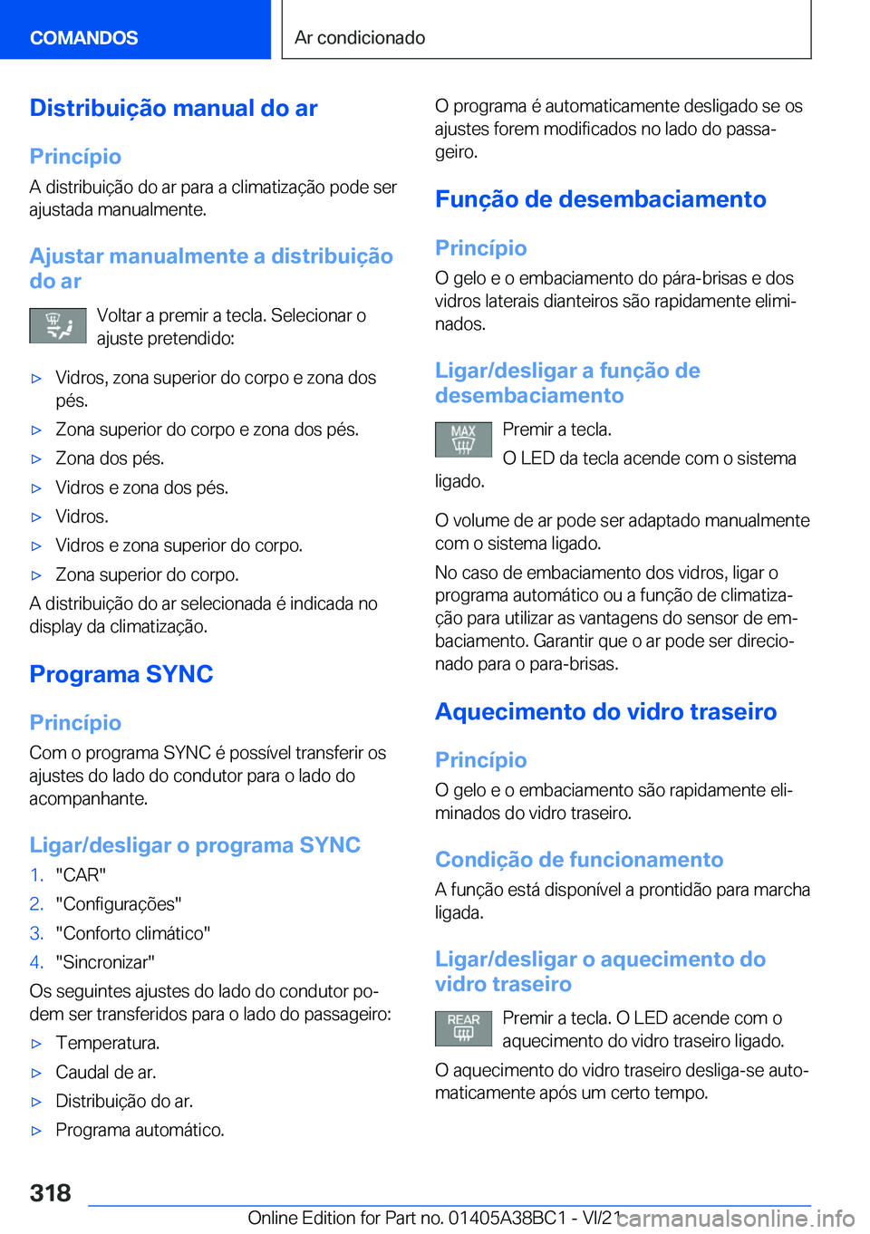 BMW M4 2022  Manual do condutor (in Portuguese) �D�i�s�t�r�i�b�u�i�