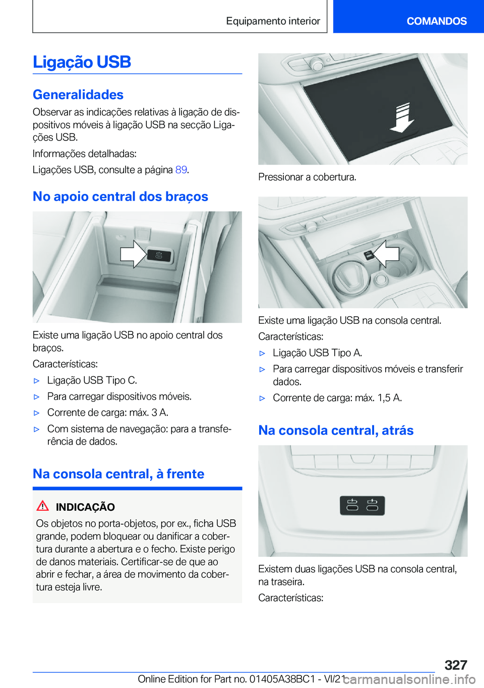 BMW M4 2022  Manual do condutor (in Portuguese) �L�i�g�a�