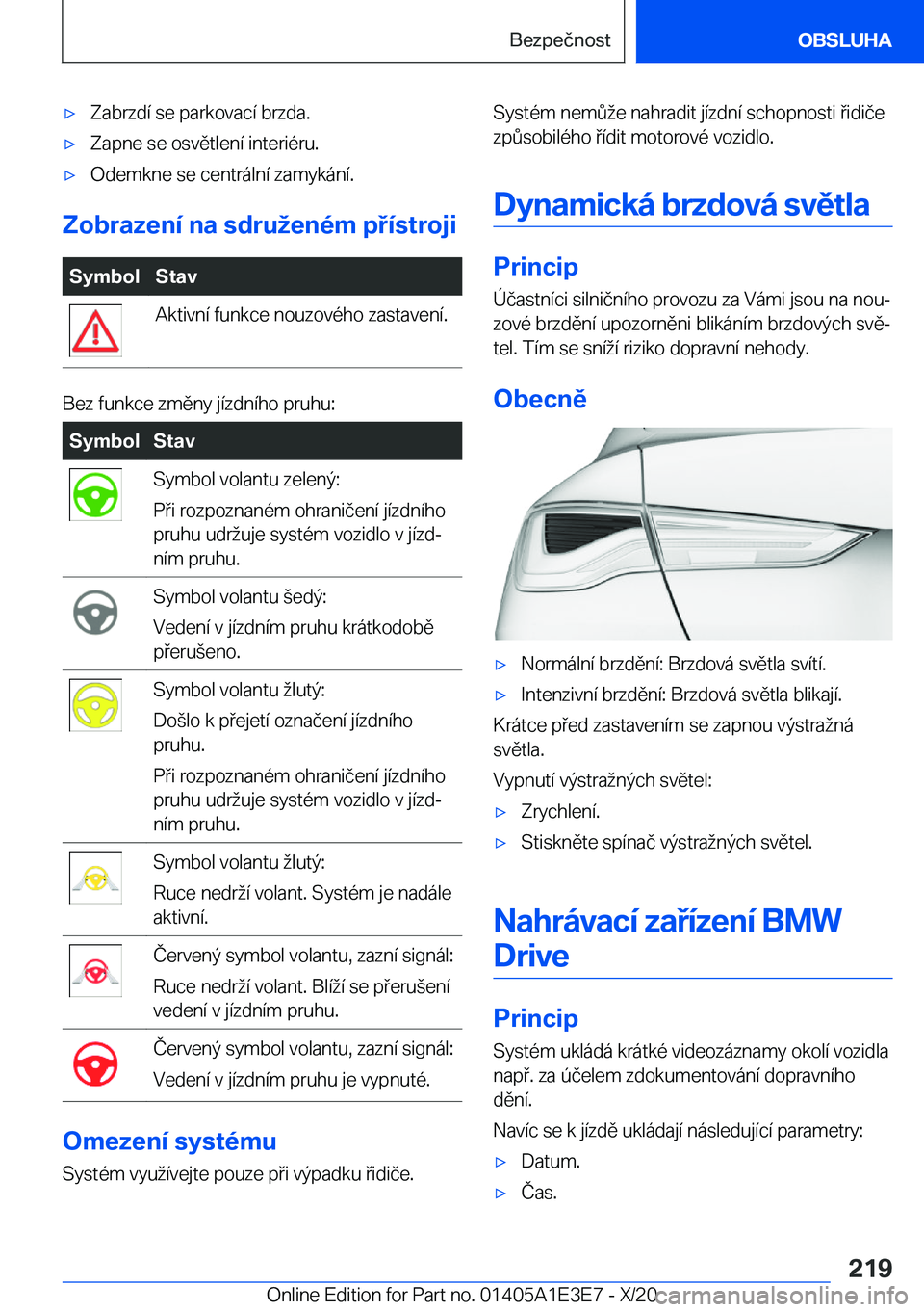 BMW M4 2021  Návod na použití (in Czech) 'x�Z�a�b�r�z�d�