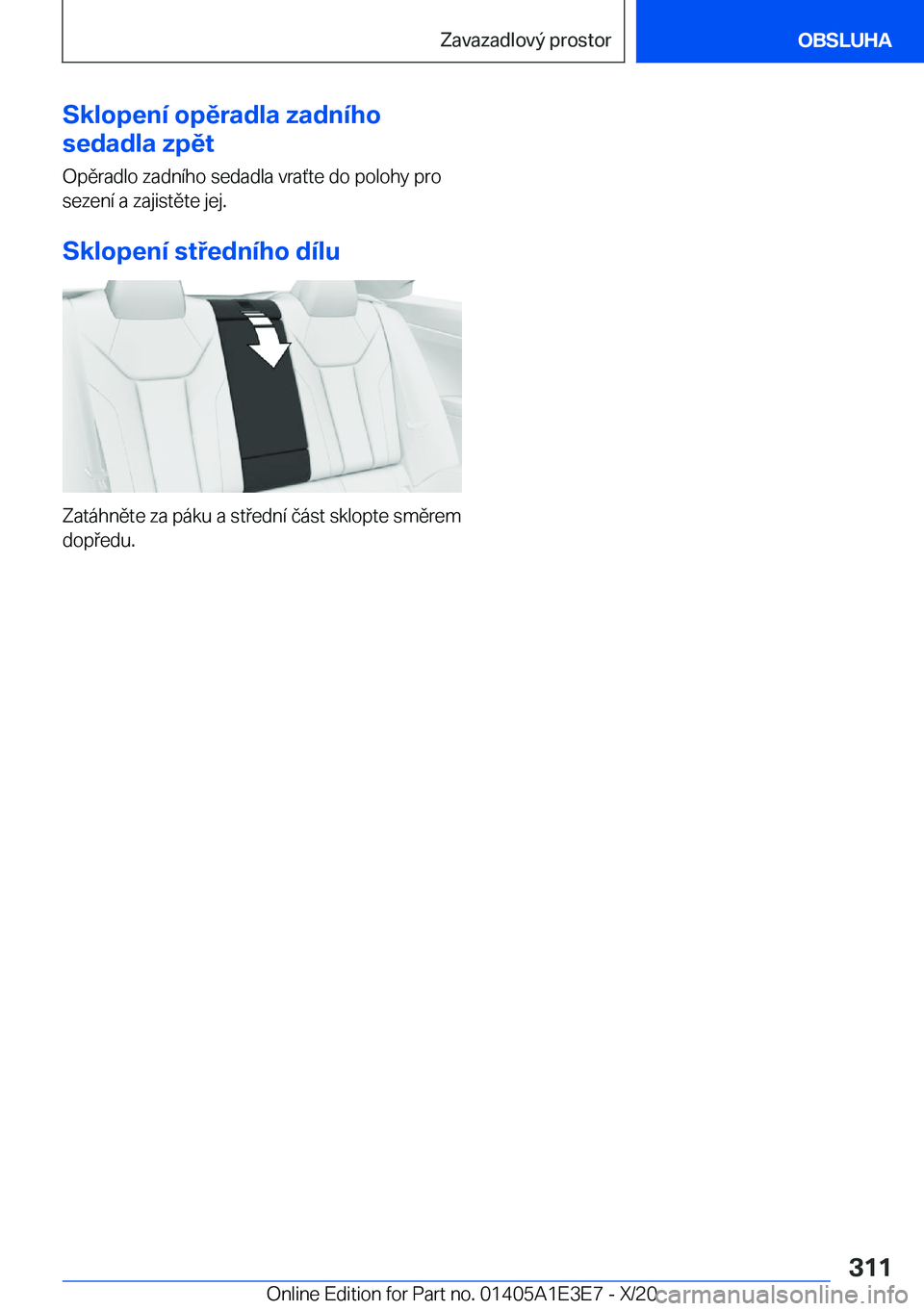 BMW M4 2021  Návod na použití (in Czech) �S�k�l�o�p�e�n�