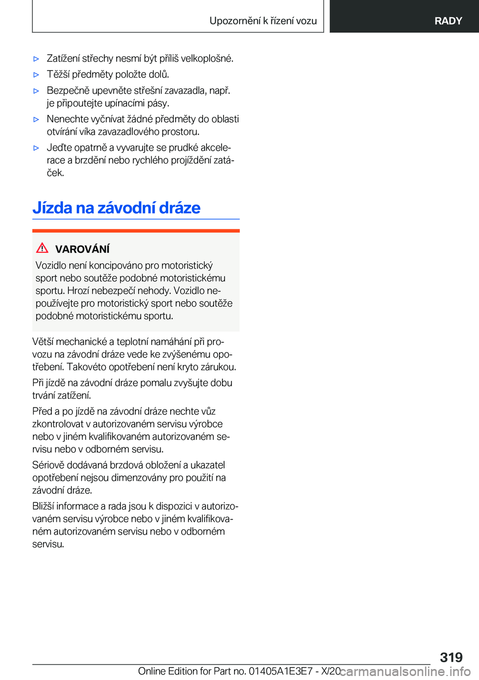 BMW M4 2021  Návod na použití (in Czech) 'x�Z�a�t�