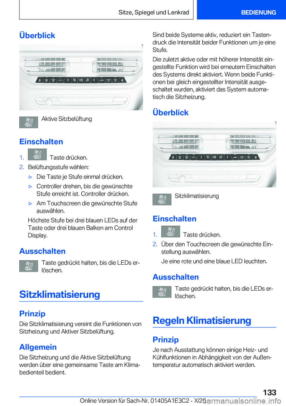 BMW M4 2021  Betriebsanleitungen (in German) �