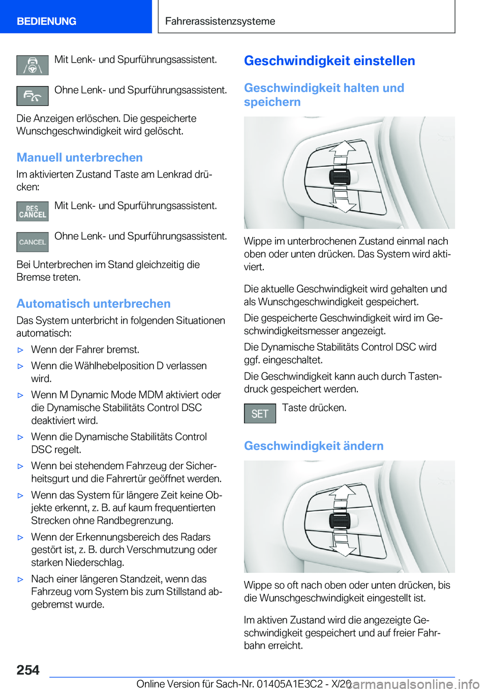 BMW M4 2021  Betriebsanleitungen (in German) �M�i�t��L�e�n�k�-��u�n�d��S�p�u�r�f�