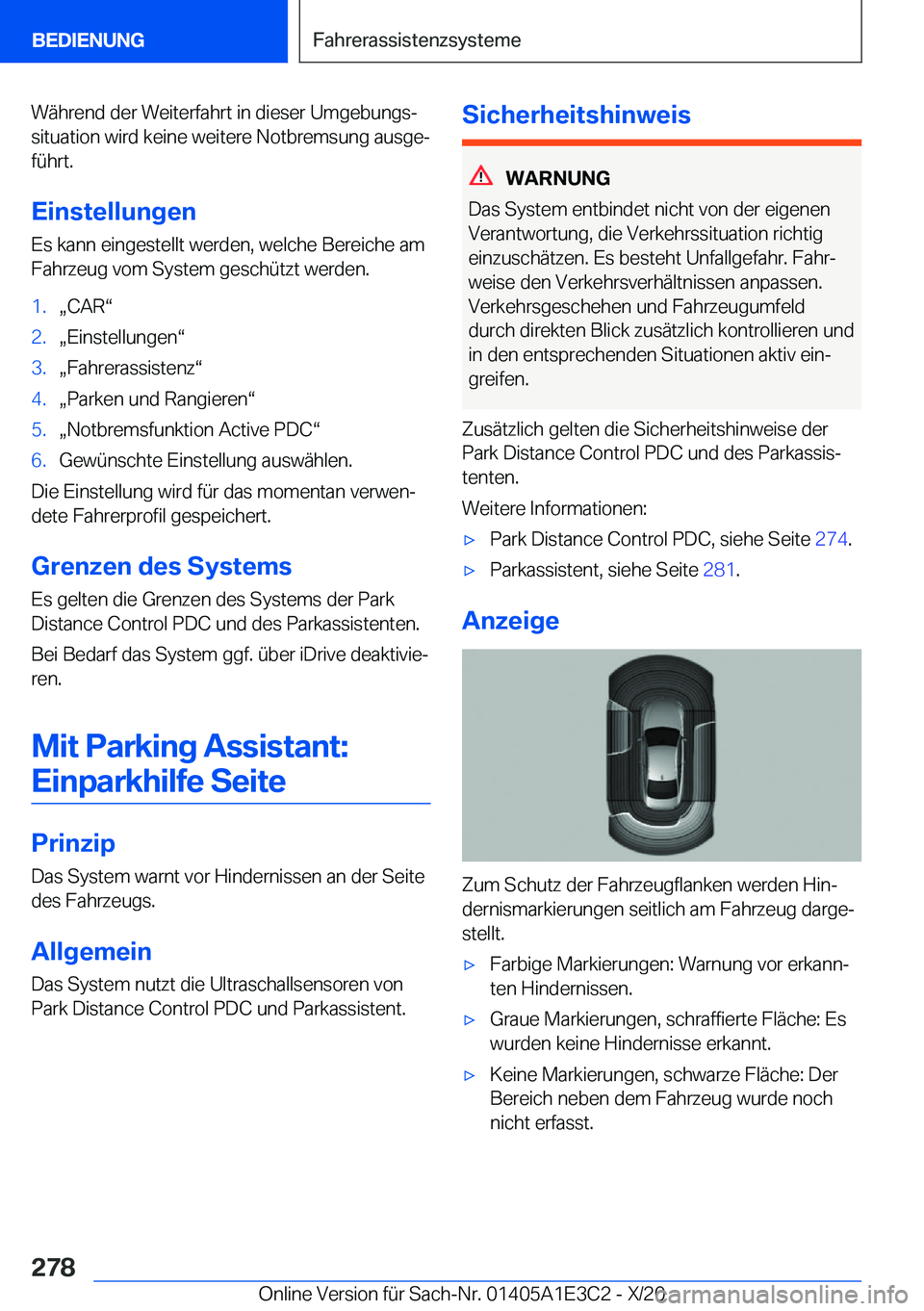 BMW M4 2021  Betriebsanleitungen (in German) �W�