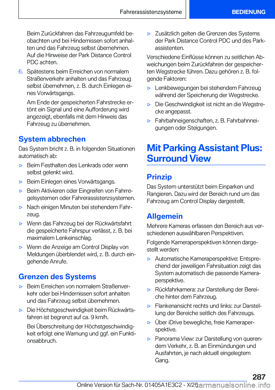 BMW M4 2021  Betriebsanleitungen (in German) �B�e�i�m��Z�u�r�