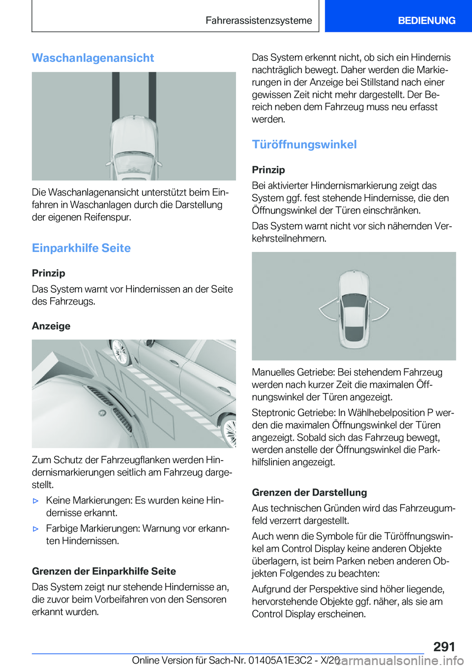 BMW M4 2021  Betriebsanleitungen (in German) �W�a�s�c�h�a�n�l�a�g�e�n�a�n�s�i�c�h�t
�D�i�e��W�a�s�c�h�a�n�l�a�g�e�n�a�n�s�i�c�h�t��u�n�t�e�r�s�t�