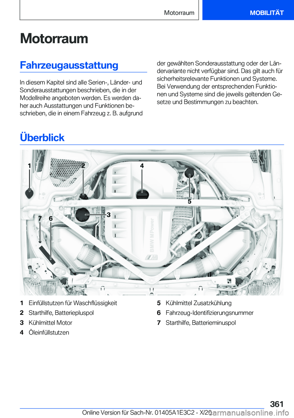 BMW M4 2021  Betriebsanleitungen (in German) �M�o�t�o�r�r�a�u�m�F�a�h�r�z�e�u�g�a�u�s�s�t�a�t�t�u�n�g
�I�n��d�i�e�s�e�m��K�a�p�i�t�e�l��s�i�n�d��a�l�l�e��S�e�r�i�e�n�-�,��L�