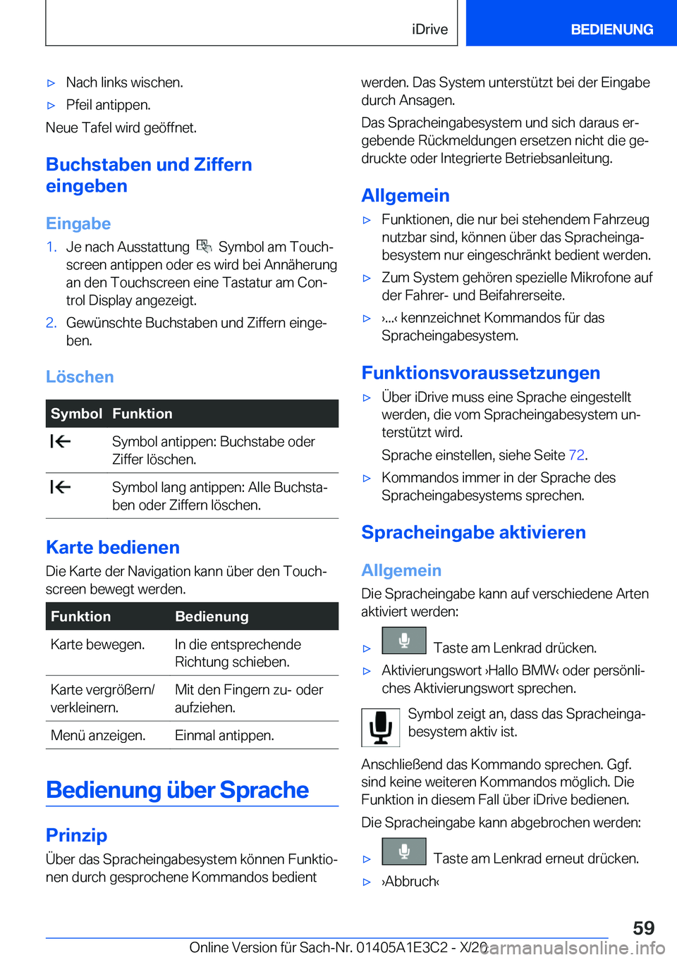BMW M4 2021  Betriebsanleitungen (in German) 'x�N�a�c�h��l�i�n�k�s��w�i�s�c�h�e�n�.'x�P�f�e�i�l��a�n�t�i�p�p�e�n�.
�N�e�u�e��T�a�f�e�l��w�i�r�d��g�e�