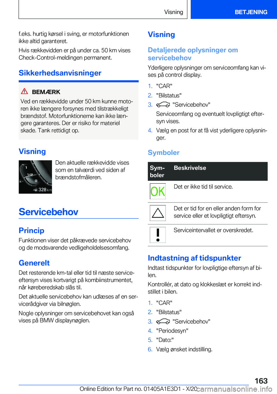 BMW M4 2021  InstruktionsbØger (in Danish) �f�.�e�k�s�.��h�u�r�t�i�g��k�