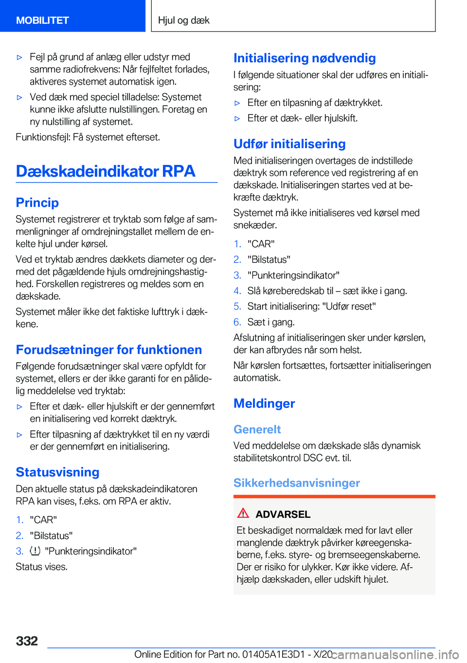 BMW M4 2021  InstruktionsbØger (in Danish) 'x�F�e�j�l��p�å��g�r�u�n�d��a�f��a�n�l�æ�g��e�l�l�e�r��u�d�s�t�y�r��m�e�d�s�a�m�m�e��r�a�d�i�o�f�r�e�k�v�e�n�s�:��N�å�r��f�e�j�l�f�e�l�t�e�t��f�o�r�l�a�d�e�s�,
�a�k�t�i�v�e�r�e�s��s