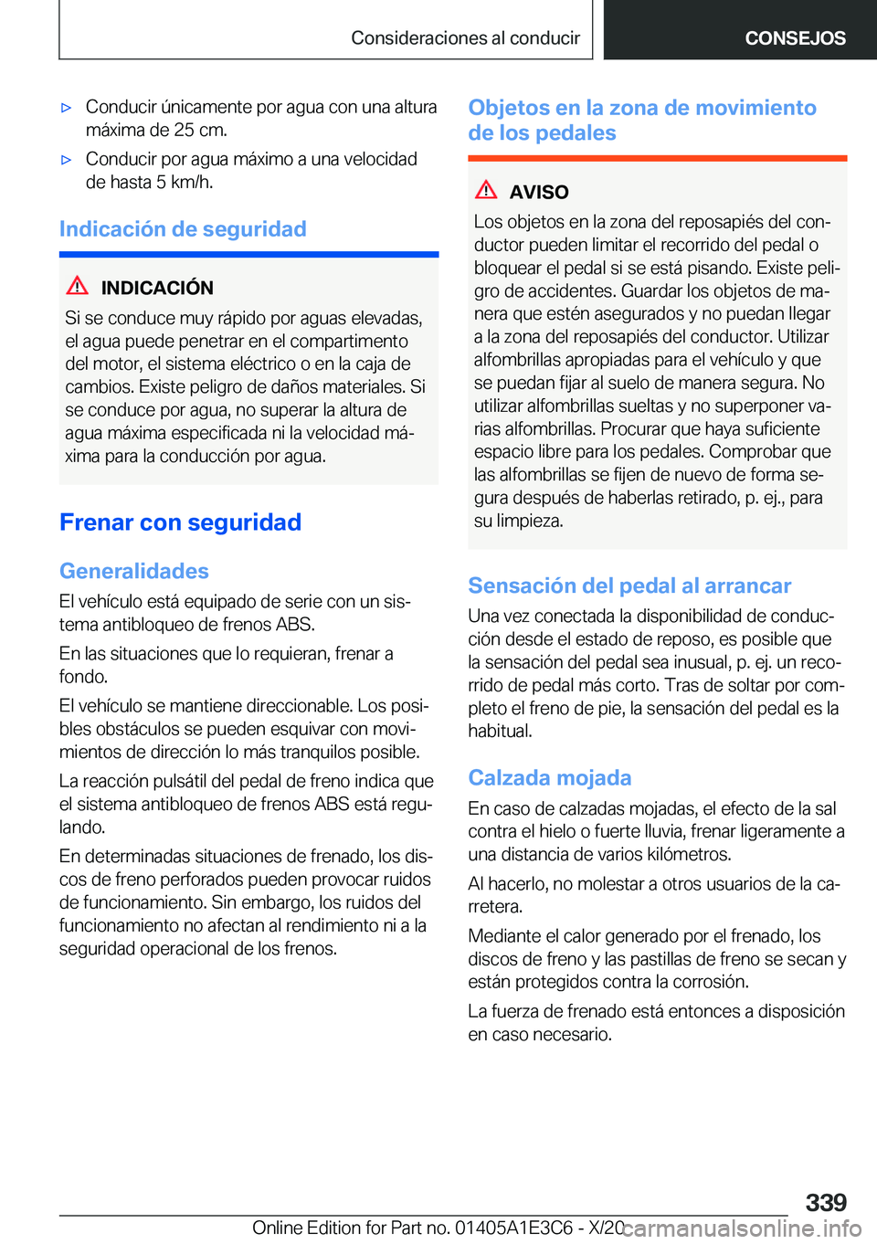 BMW M4 2021  Manuales de Empleo (in Spanish) x�C�o�n�d�u�c�i�r��
