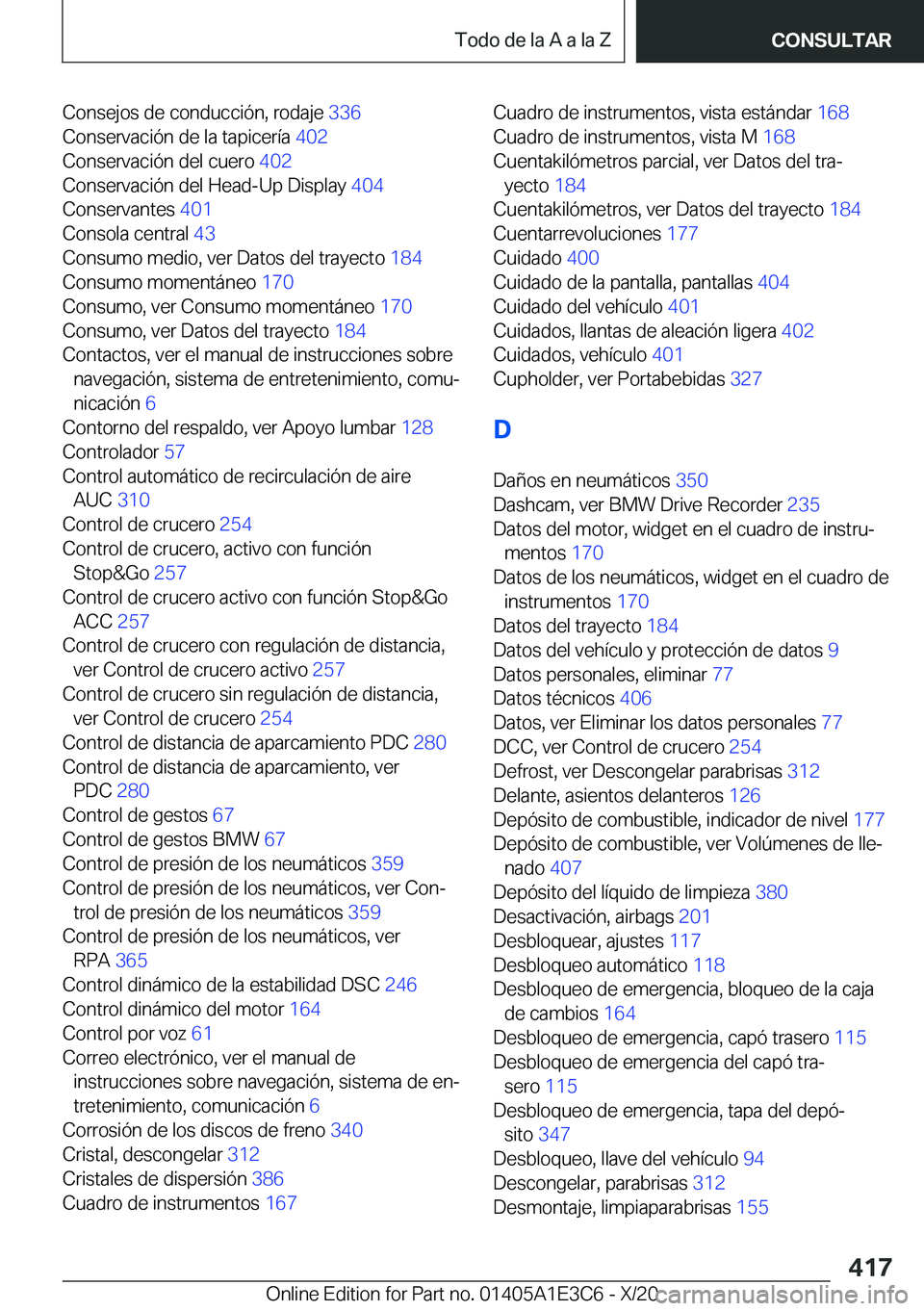 BMW M4 2021  Manuales de Empleo (in Spanish) �C�o�n�s�e�j�o�s��d�e��c�o�n�d�u�c�c�i�