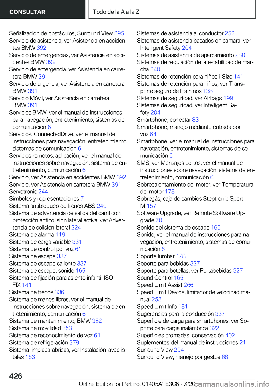 BMW M4 2021  Manuales de Empleo (in Spanish) �S�e�