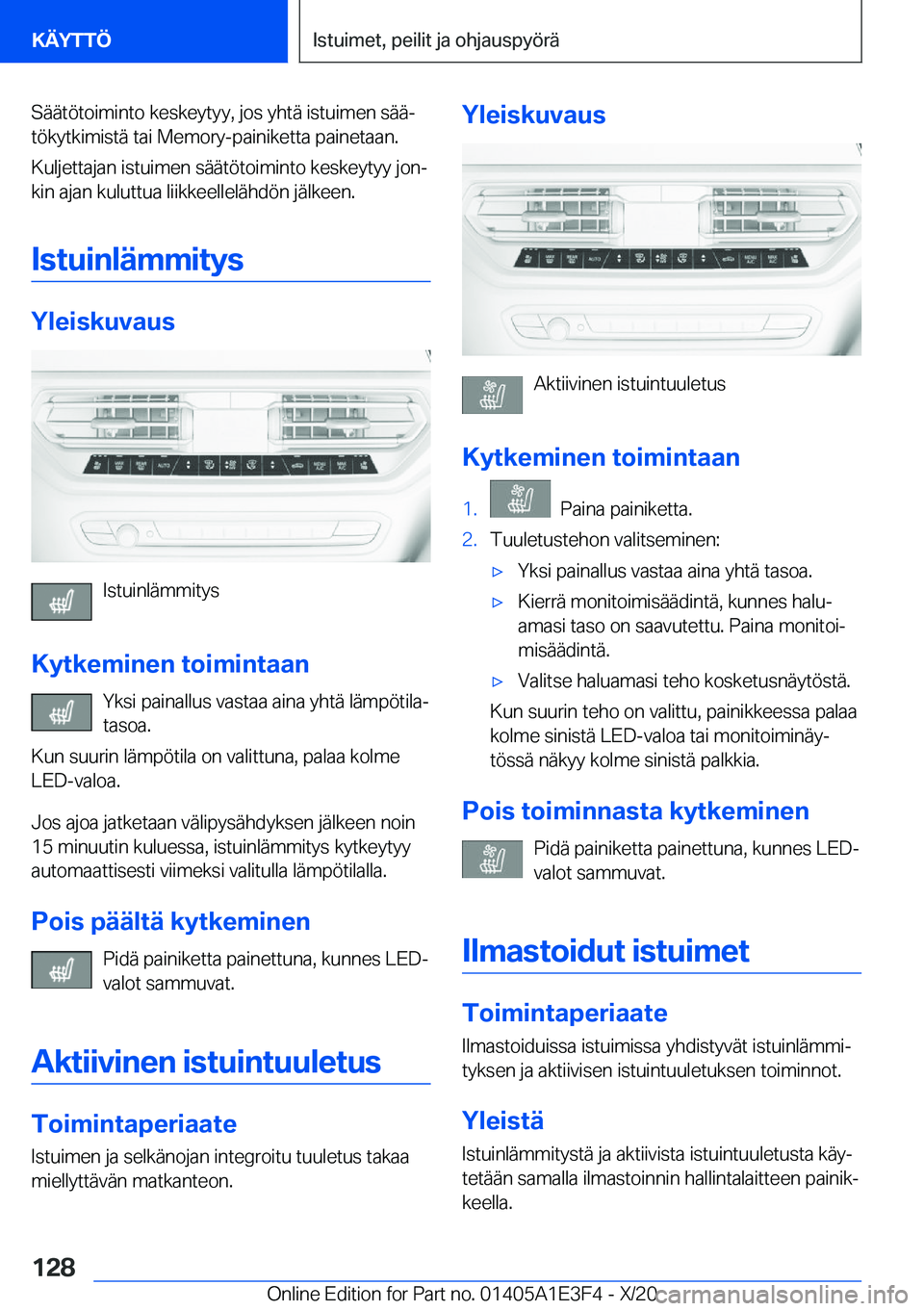 BMW M4 2021  Omistajan Käsikirja (in Finnish) �S�
