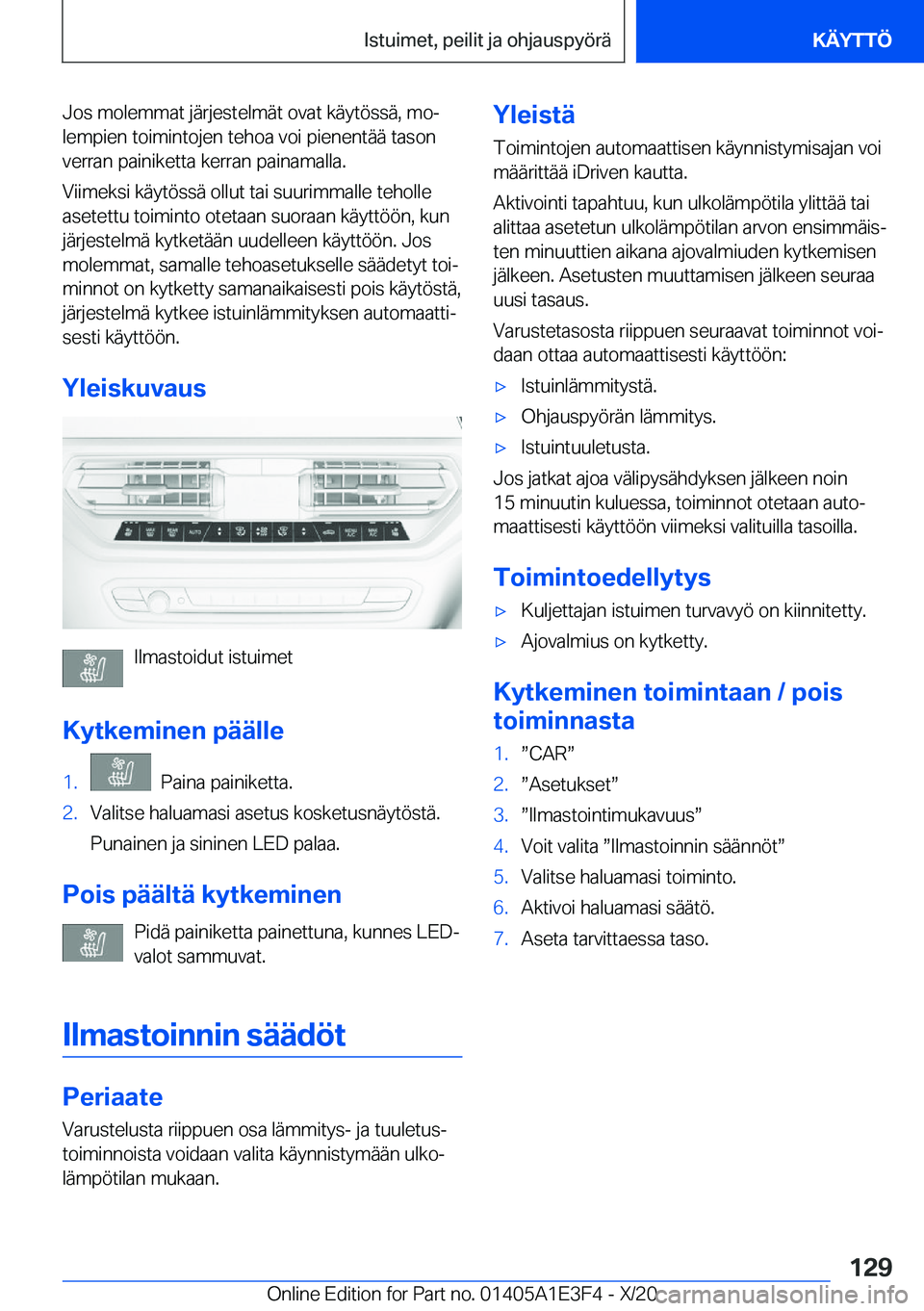 BMW M4 2021  Omistajan Käsikirja (in Finnish) �J�o�s��m�o�l�e�m�m�a�t��j�