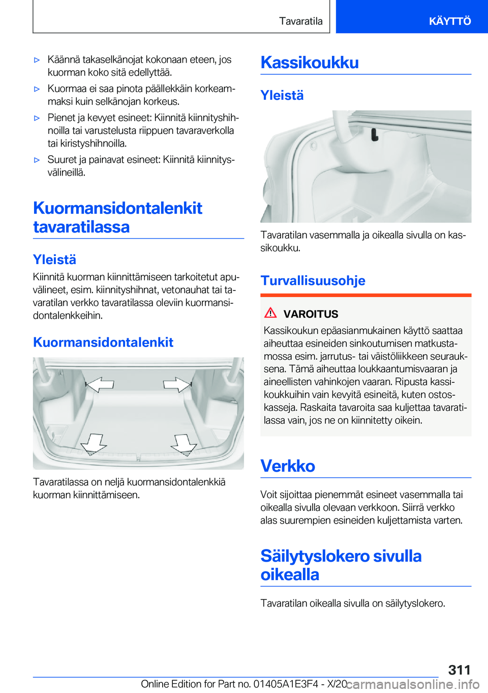 BMW M4 2021  Omistajan Käsikirja (in Finnish) 'x�K�