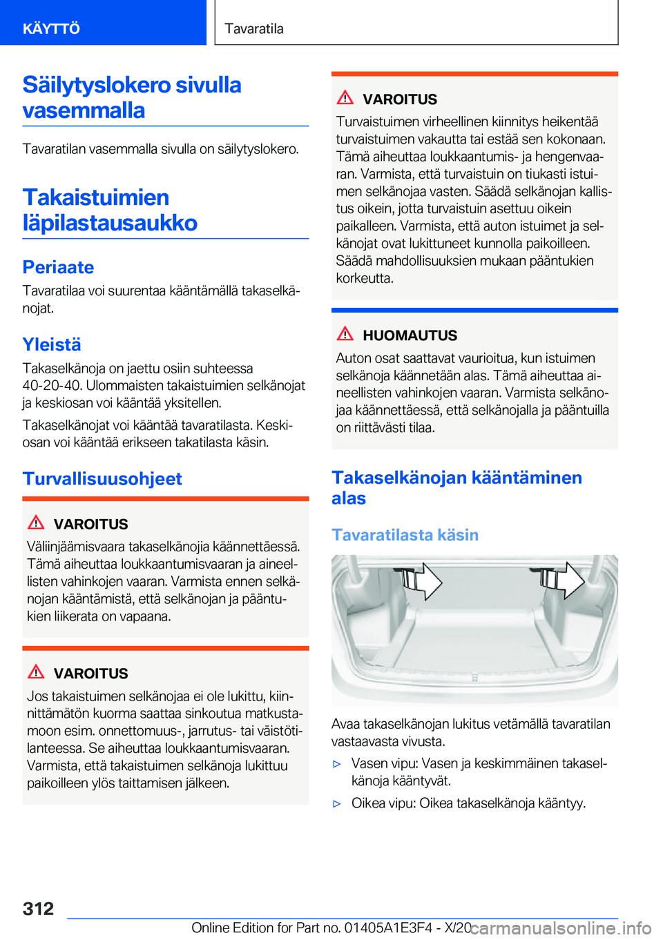 BMW M4 2021  Omistajan Käsikirja (in Finnish) �S�