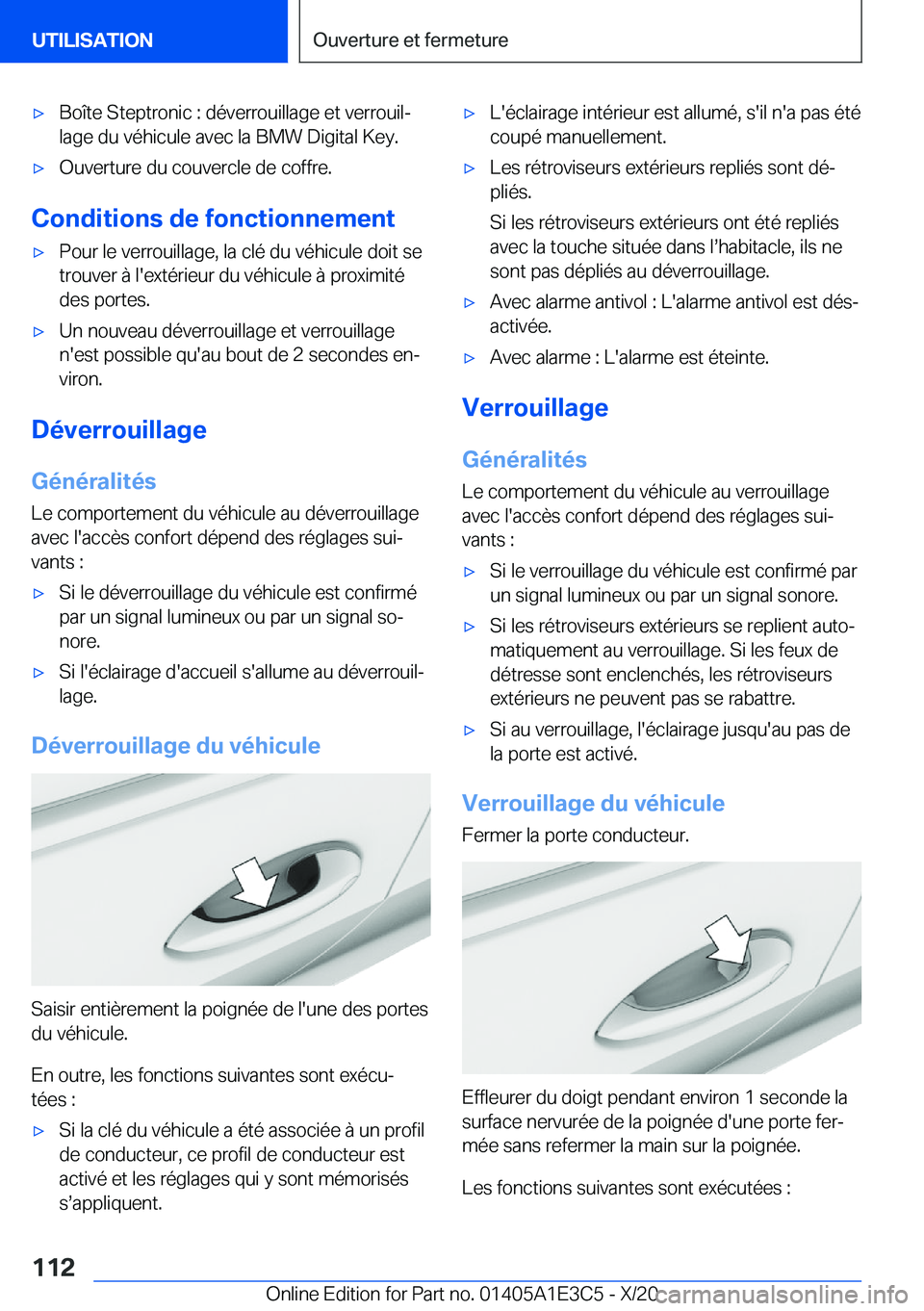 BMW M4 2021  Notices Demploi (in French) 'x�B�o�