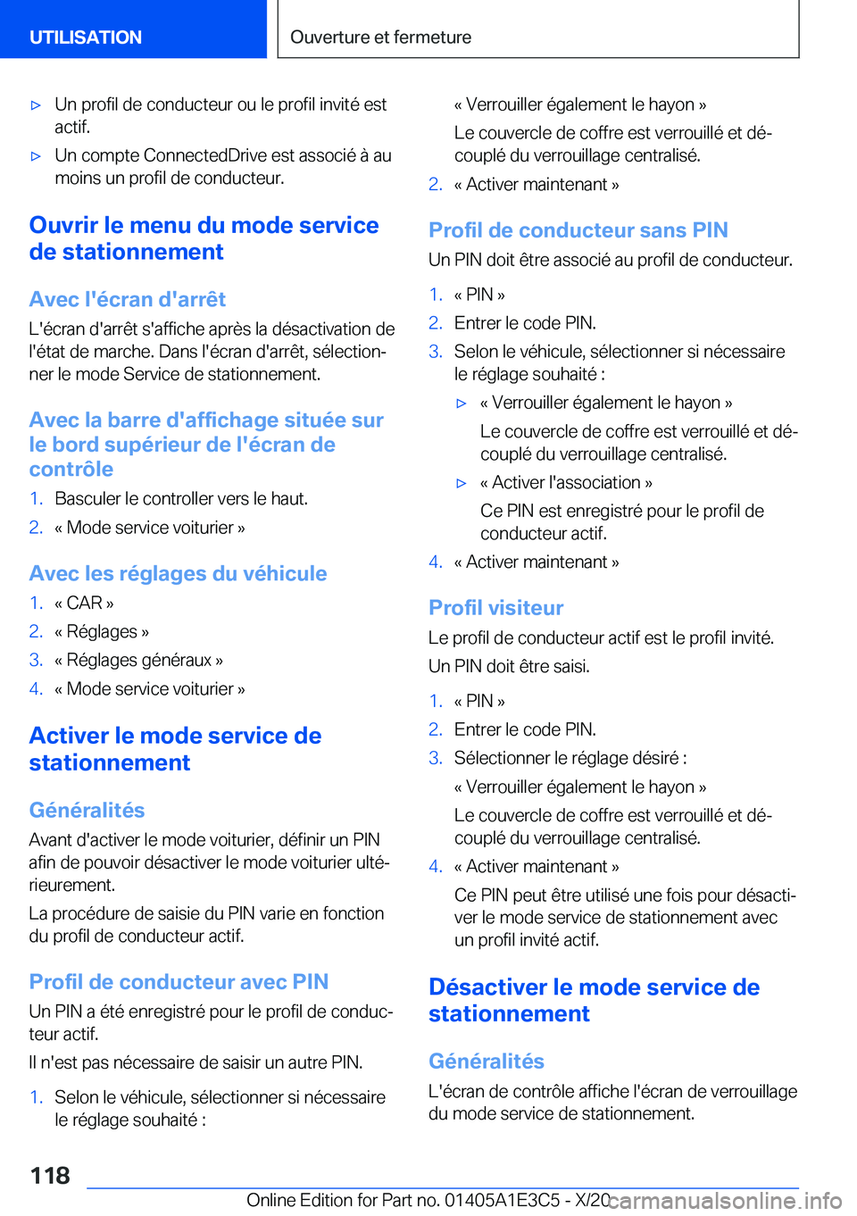 BMW M4 2021  Notices Demploi (in French) 'x�U�n��p�r�o�f�i�l��d�e��c�o�n�d�u�c�t�e�u�r��o�u��l�e��p�r�o�f�i�l��i�n�v�i�t�é��e�s�t�a�c�t�i�f�.'x�U�n��c�o�m�p�t�e��C�o�n�n�e�c�t�e�d�D�r�i�v�e��e�s�t��a�s�s�o�c�i�é��