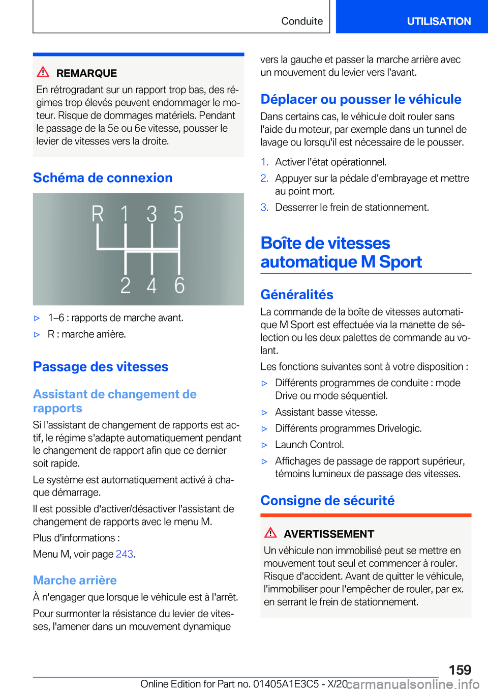 BMW M4 2021  Notices Demploi (in French) �R�E�M�A�R�Q�U�E
�E�n��r�é�t�r�o�g�r�a�d�a�n�t��s�u�r��u�n��r�a�p�p�o�r�t��t�r�o�p��b�a�s�,��d�e�s��r�éj �g�i�m�e�s��t�r�o�p��é�l�e�v�é�s��p�e�u�v�e�n�t��e�n�d�o�m�m�a�g�e�r��l�e��m