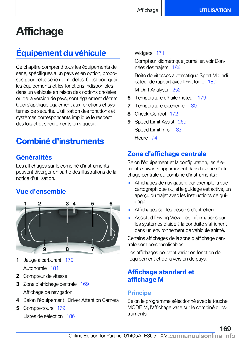 BMW M4 2021  Notices Demploi (in French) �A�f�f�i�c�h�a�g�e�