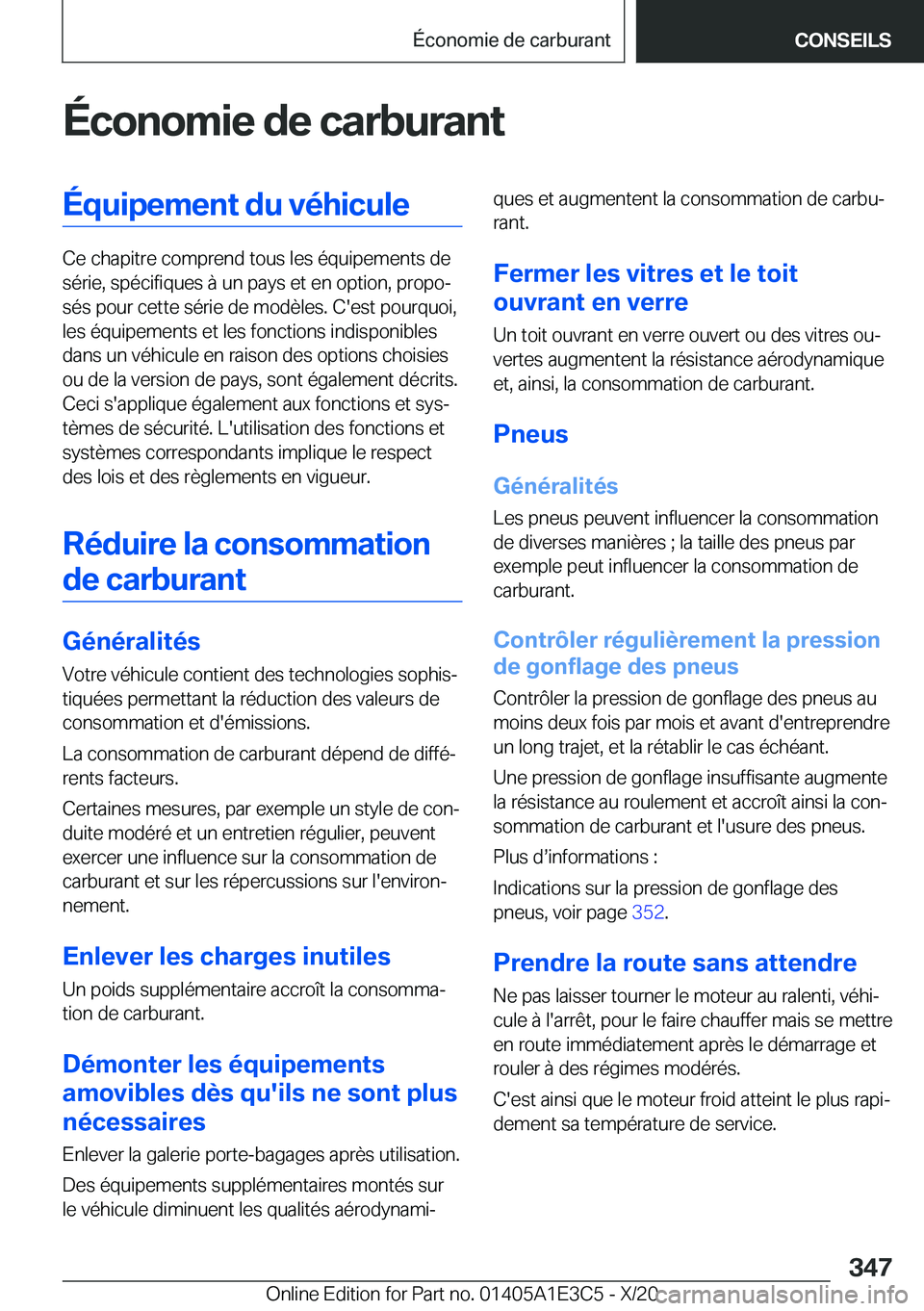 BMW M4 2021  Notices Demploi (in French) �