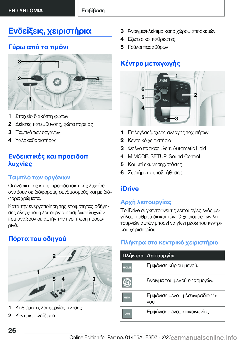 BMW M4 2021  ΟΔΗΓΌΣ ΧΡΉΣΗΣ (in Greek) X`vwRaw\e�,�jw\d\fgpd\s
Vpdl�sco�gb�g\_o`\
�1egb\jwRb�v\s]ocgy�iqgl`�2WwR]gwe�]sgwpzh`fye�,�iqgs�cbdwRse�3