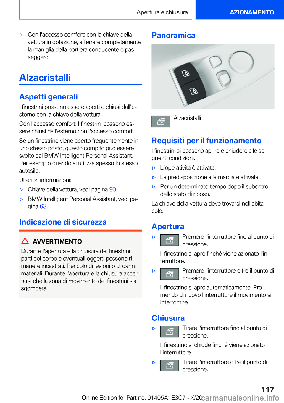 BMW M4 2021  Libretti Di Uso E manutenzione (in Italian) 'x�C�o�n��l�'�a�c�c�e�s�s�o��c�o�m�f�o�r�t�:��c�o�n��l�a��c�h�i�a�v�e��d�e�l�l�a
�v�e�t�t�u�r�a��i�n��d�o�t�a�z�i�o�n�e�,��a�f�f�e�r�r�a�r�e��c�o�m�p�l�e�t�a�m�e�n�t�e �l�a��m�a�n�i