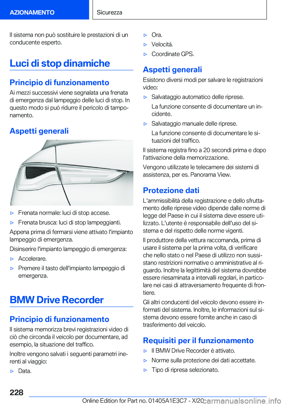 BMW M4 2021  Libretti Di Uso E manutenzione (in Italian) �I�l��s�i�s�t�e�m�a��n�o�n��p�u�