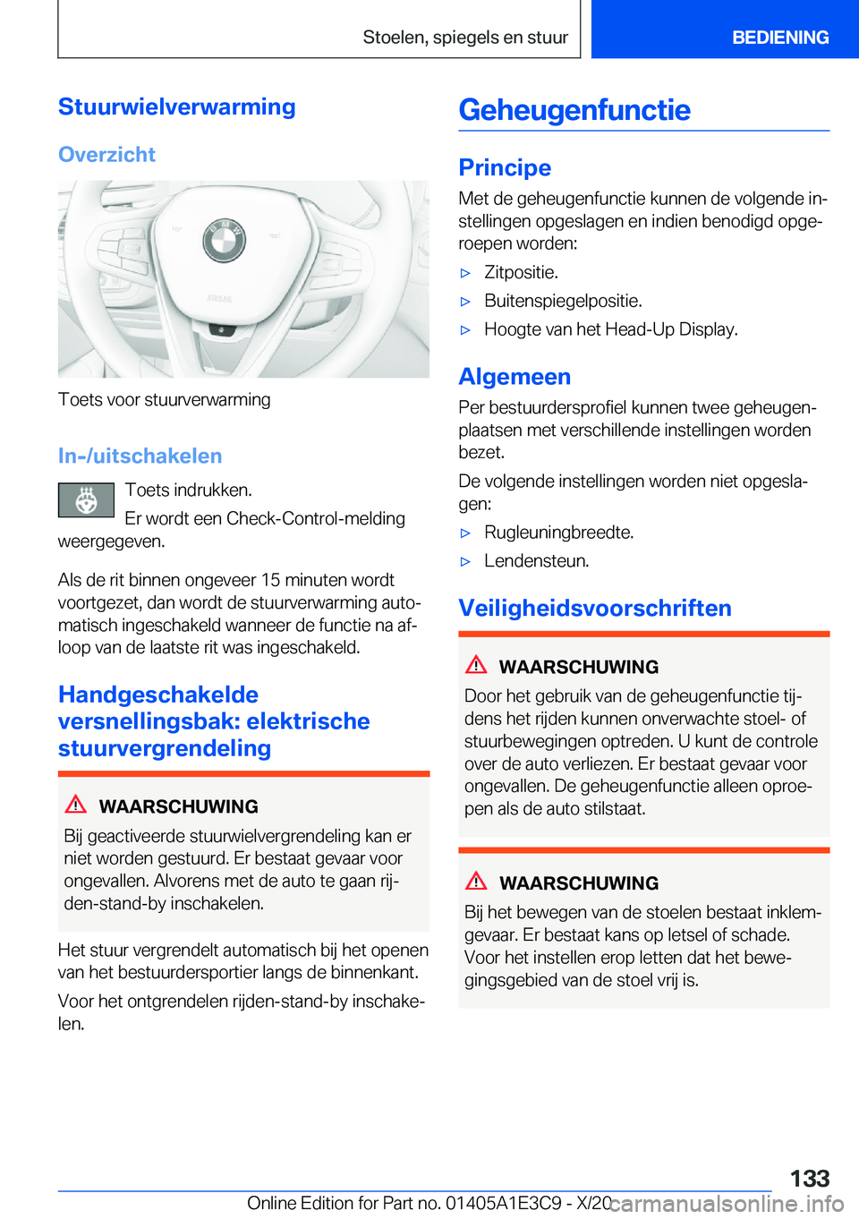 BMW M4 2021  Instructieboekjes (in Dutch) �S�t�u�u�r�w�i�e�l�v�e�r�w�a�r�m�i�n�g�O�v�e�r�z�i�c�h�t
�T�o�e�t�s��v�o�o�r��s�t�u�u�r�v�e�r�w�a�r�m�i�n�g
�I�n�-�/�u�i�t�s�c�h�a�k�e�l�e�n �T�o�e�t�s��i�n�d�r�u�k�k�e�n�.
�E�r��w�o�r�d�t��e�e�n