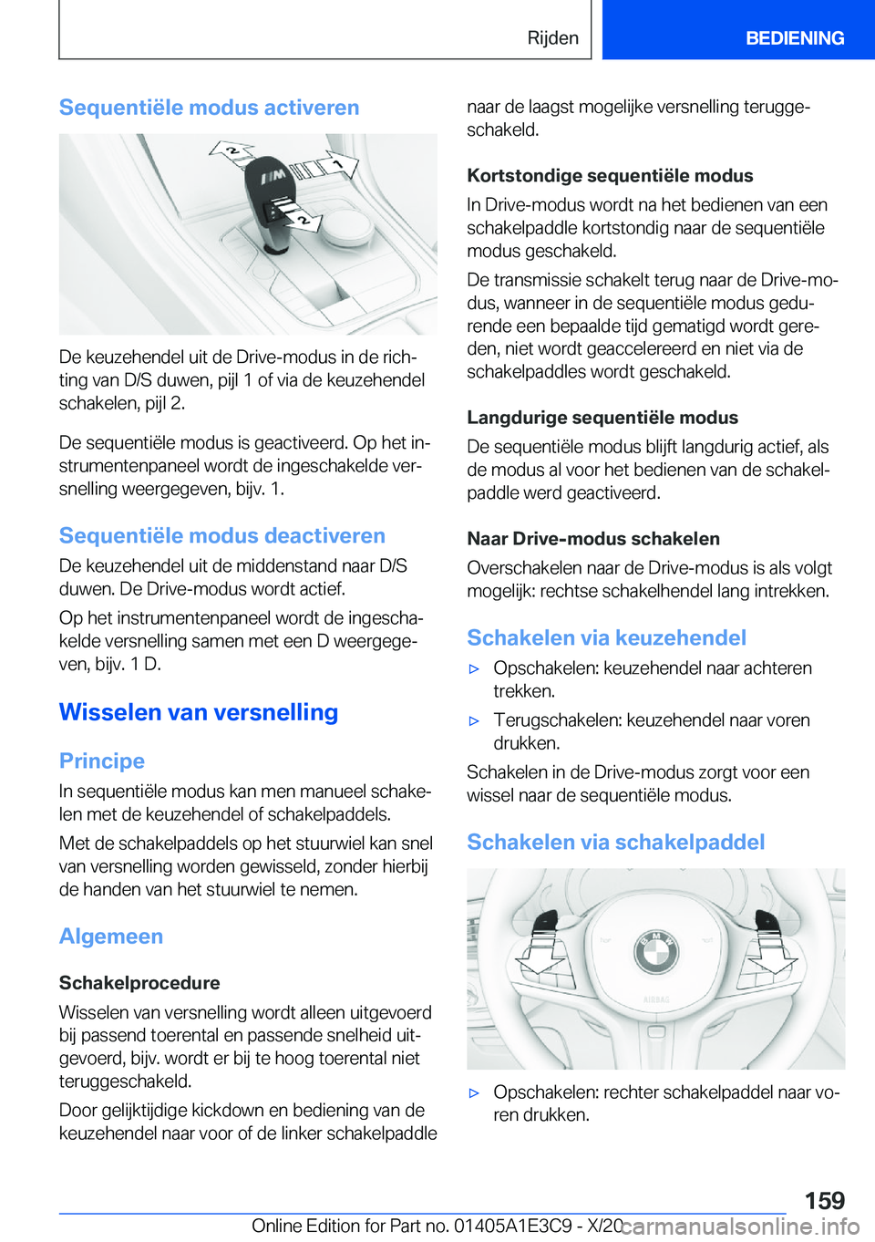 BMW M4 2021  Instructieboekjes (in Dutch) �S�e�q�u�e�n�t�i�