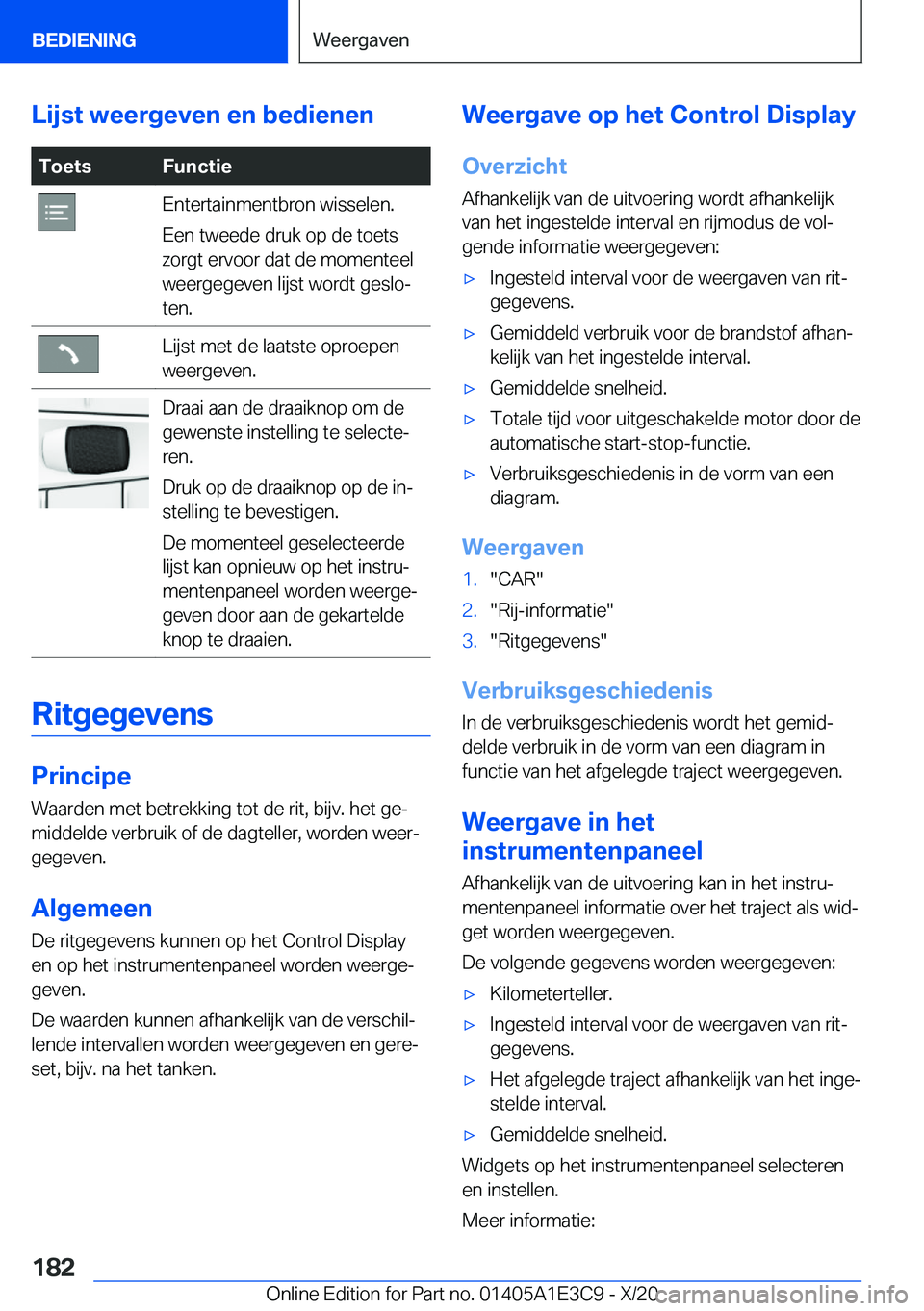BMW M4 2021  Instructieboekjes (in Dutch) �L�i�j�s�t��w�e�e�r�g�e�v�e�n��e�n��b�e�d�i�e�n�e�n�T�o�e�t�s�F�u�n�c�t�i�e�E�n�t�e�r�t�a�i�n�m�e�n�t�b�r�o�n��w�i�s�s�e�l�e�n�.
�E�e�n��t�w�e�e�d�e��d�r�u�k��o�p��d�e��t�o�e�t�s
�z�o�r�g�t�
