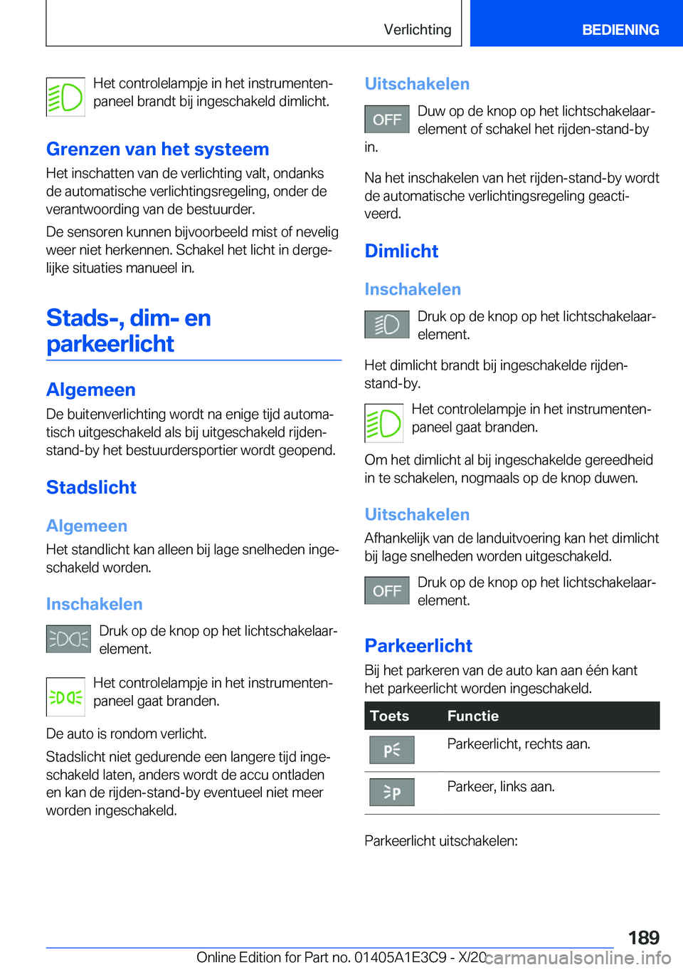 BMW M4 2021  Instructieboekjes (in Dutch) �H�e�t��c�o�n�t�r�o�l�e�l�a�m�p�j�e��i�n��h�e�t��i�n�s�t�r�u�m�e�n�t�e�nj
�p�a�n�e�e�l��b�r�a�n�d�t��b�i�j��i�n�g�e�s�c�h�a�k�e�l�d��d�i�m�l�i�c�h�t�.
�G�r�e�n�z�e�n��v�a�n��h�e�t��s�y�s�t