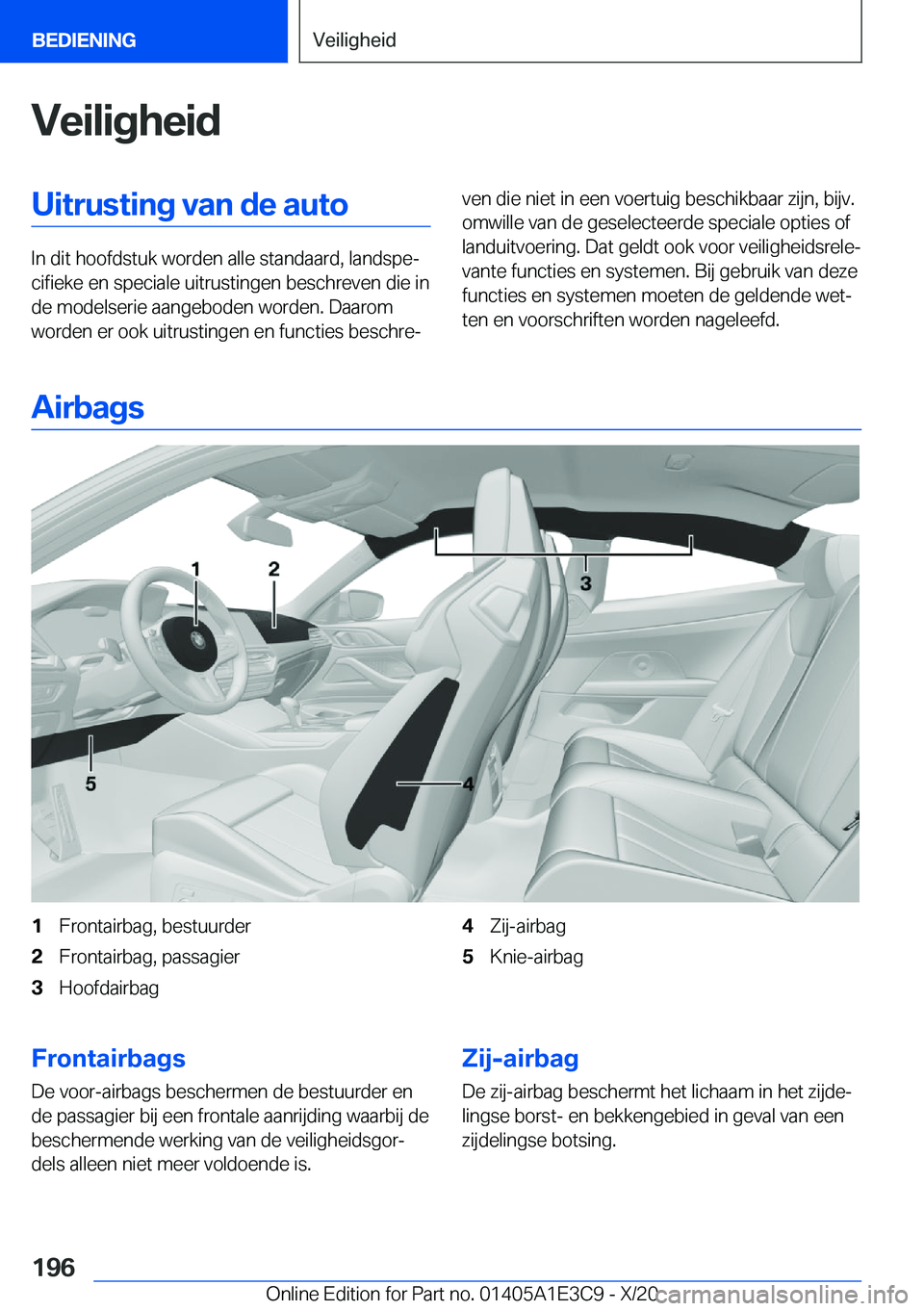 BMW M4 2021  Instructieboekjes (in Dutch) �V�e�i�l�i�g�h�e�i�d�U�i�t�r�u�s�t�i�n�g��v�a�n��d�e��a�u�t�o
�I�n��d�i�t��h�o�o�f�d�s�t�u�k��w�o�r�d�e�n��a�l�l�e��s�t�a�n�d�a�a�r�d�,��l�a�n�d�s�p�ej�c�i�f�i�e�k�e��e�n��s�p�e�c�i�a�l�e�