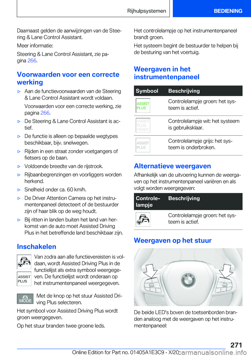 BMW M4 2021  Instructieboekjes (in Dutch) �D�a�a�r�n�a�a�s�t��g�e�l�d�e�n��d�e��a�a�n�w�i�j�z�i�n�g�e�n��v�a�n��d�e��S�t�e�ej�r�i�n�g��&��L�a�n�e��C�o�n�t�r�o�l��A�s�s�i�s�t�a�n�t�.
�M�e�e�r��i�n�f�o�r�m�a�t�i�e�:
�S�t�e�e�r�i�n�g