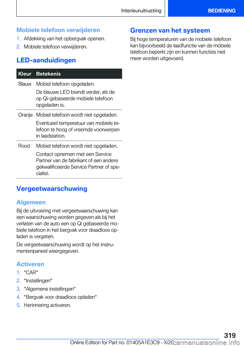 BMW M4 2021  Instructieboekjes (in Dutch) �M�o�b�i�e�l�e��t�e�l�e�f�o�o�n��v�e�r�w�i�j�d�e�r�e�n�1�.�A�f�d�e�k�k�i�n�g��v�a�n��h�e�t��o�p�b�e�r�g�v�a�k��o�p�e�n�e�n�.�2�.�M�o�b�i�e�l�e��t�e�l�e�f�o�o�n��v�e�r�w�i�j�d�e�r�e�n�.
�L�E�D�
