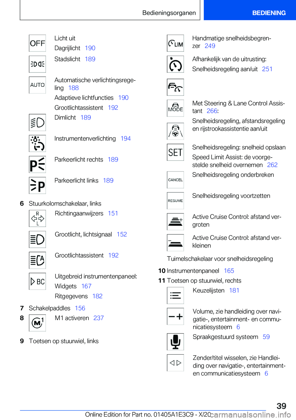 BMW M4 2021  Instructieboekjes (in Dutch) �L�i�c�h�t��u�i�t
�D�a�g�r�i�j�l�i�c�h�t\_ �1�9�0�S�t�a�d�s�l�i�c�h�t\_ �1�8�9�A�u�t�o�m�a�t�i�s�c�h�e��v�e�r�l�i�c�h�t�i�n�g�s�r�e�g�ej
�l�i�n�g\_ �1�8�8
�A�d�a�p�t�i�e�v�e��l�i�c�h�t�f�u�n