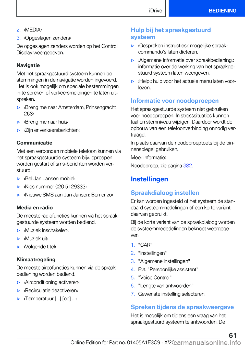 BMW M4 2021  Instructieboekjes (in Dutch) �2�.