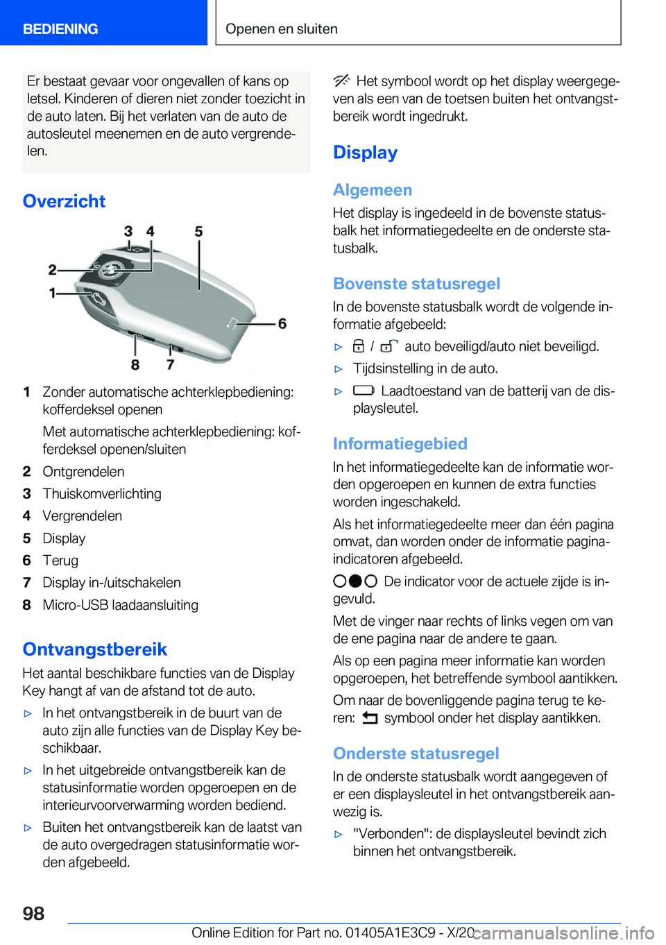 BMW M4 2021  Instructieboekjes (in Dutch) �E�r��b�e�s�t�a�a�t��g�e�v�a�a�r��v�o�o�r��o�n�g�e�v�a�l�l�e�n��o�f��k�a�n�s��o�p�l�e�t�s�e�l�.��K�i�n�d�e�r�e�n��o�f��d�i�e�r�e�n��n�i�e�t��z�o�n�d�e�r��t�o�e�z�i�c�h�t��i�n
�d�e��a�u�